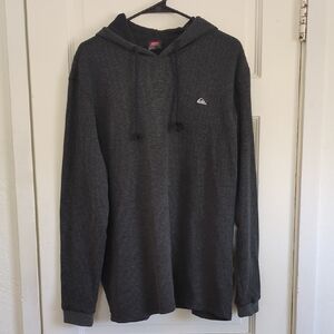 Quiksilver Black Sweatshirt Hoodie Casual Style